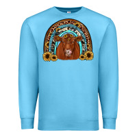 Ocean Blue red angus rainbow Premium Sweatshirt - JahusDesignShop