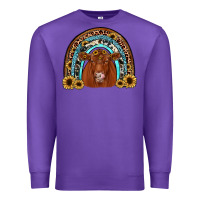 Purple red angus rainbow Premium Sweatshirt - JahusDesignShop