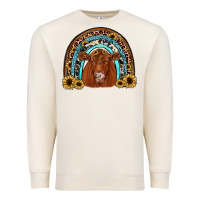 Sandshell red angus rainbow Premium Sweatshirt - JahusDesignShop
