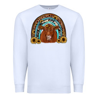 White red angus rainbow Premium Sweatshirt - JahusDesignShop