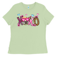 Matcha xoxo cow valentine's day Ladies Tee - OliviaCreatesArt