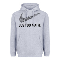 Heather Grey just do math Heavyweight Hoodie - DesigneFamous