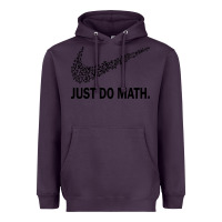 Plum just do math Heavyweight Hoodie - DesigneFamous
