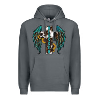 Rock western wings cross blessed Premium Hoodie - RanaPortraitStore