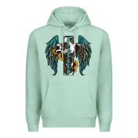 Seafoam western wings cross blessed Premium Hoodie - RanaPortraitStore
