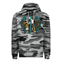 Slate Camo western wings cross blessed Premium Hoodie - RanaPortraitStore