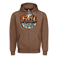 Chestnut fall vibes Zipper Hoodie - AdoDesignShop