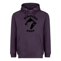 Plum lassos diamond dogs classic Heavyweight Hoodie - DesigneFamous