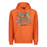 Carrot love more worry less Premium Hoodie - RacoonDesign