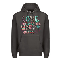 Smoke love more worry less Premium Hoodie - RacoonDesign