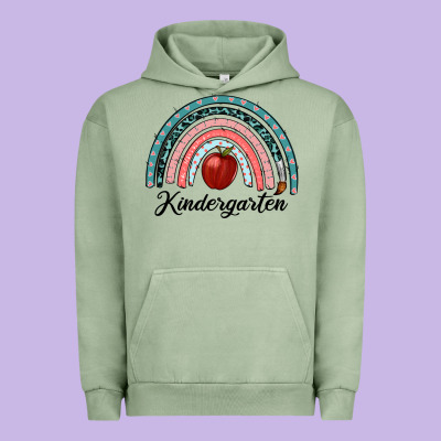 Kindergarten Rainbow Urban Hoodie Designed By Ranaportraitstore