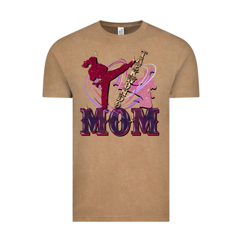 Taekwondo Mom Mother's Day Vintage Tee by FaDigitalArtStudio | Teevron