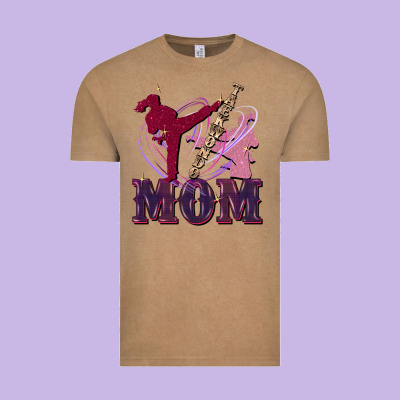 Taekwondo Mom Mother's Day Vintage Tee Designed By Fadigitalartstudio