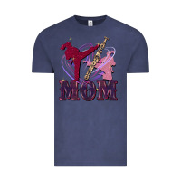 Vintage Denim Taekwondo mom Mother's Day Vintage Tee - FaDigitalArtStudio