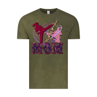 Vintage Olive Taekwondo mom Mother's Day Vintage Tee - FaDigitalArtStudio