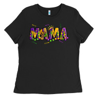 Black mama mardi gras Ladies Tee - OliviaCreatesArt