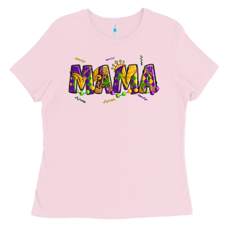 Mama Mardi Gras Ladies Tee by OliviaCreatesArt | Teevron