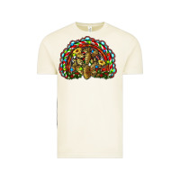 Vintage Arctic christmas rainbow with leopard cactus Vintage Tee - RanaPortraitStore