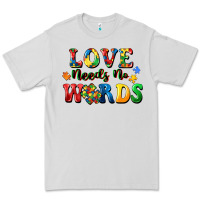 Dove Grey Love needs no words Premium Tee - CowGirlArtShop