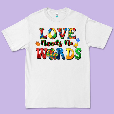 Love Needs No Words Premium Tee Designed By Cowgirlartshop