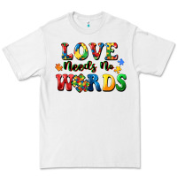 White Love needs no words Premium Tee - CowGirlArtShop