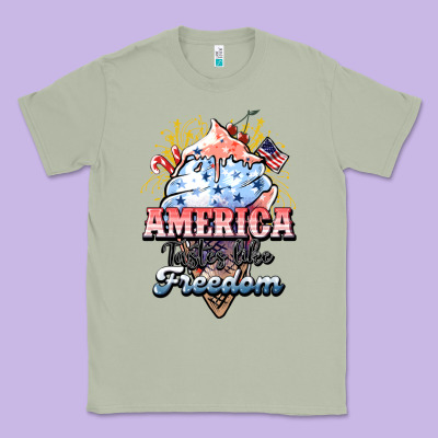 America Ice Cream Classic Tee Designed By Howdyjamesfarm