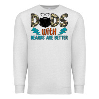 Oatmeal Heather dads with beards are better Premium Sweatshirt - JahusDesignShop