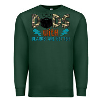 Sports Green dads with beards are better Premium Sweatshirt - JahusDesignShop