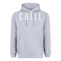 Heather Grey chill Heavyweight Hoodie - DesigneFamous