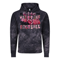 Cloud Black in october we wear pink and watch football Vintage Hoodie - FaDigitalArtStudio