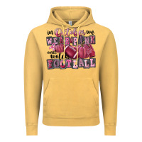 Vintage Mustard in october we wear pink and watch football Vintage Hoodie - FaDigitalArtStudio