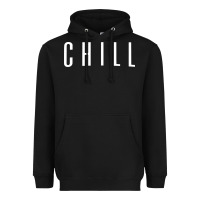 Black chill Heavyweight Hoodie - DesigneFamous