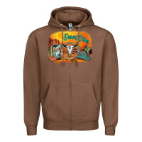 Chestnut desert vibes Zipper Hoodie - AdoDesignShop