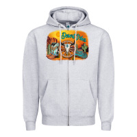 Heather Grey desert vibes Zipper Hoodie - AdoDesignShop