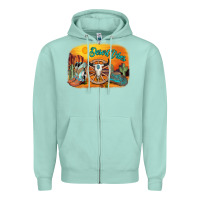 Seafoam desert vibes Zipper Hoodie - AdoDesignShop