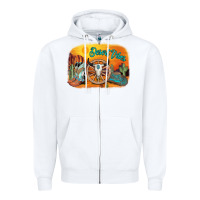 White desert vibes Zipper Hoodie - AdoDesignShop