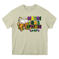 Mossy mardi gras drinking team 12 inches 300 dpi Heavy Core Tee - CowGirlArtShop