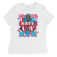 Proud Navy Mom Mother's Day Ladies Tee | Teevron