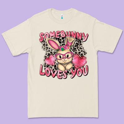 Somebunny Loves You Easter Day Premium Tee Designed By Cowgirlartshop
