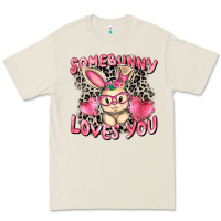 Bone Somebunny loves you Easter Day Premium Tee - CowGirlArtShop