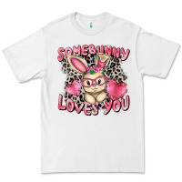 White Somebunny loves you Easter Day Premium Tee - CowGirlArtShop