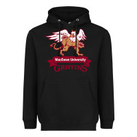 Black macewan academic Heavyweight Hoodie - DesigneFamous