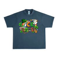 Midnight Navy lucky nurse St. Patrick's Day Urban Heavy Tee - FaDigitalArtStudio