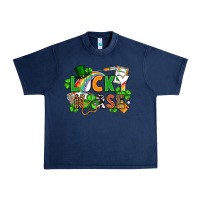 Navy lucky nurse St. Patrick's Day Urban Heavy Tee - FaDigitalArtStudio