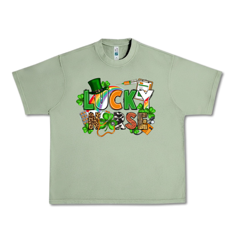 Lucky Nurse St. Patrick's Day Urban Heavy Tee by FaDigitalArtStudio | Teevron