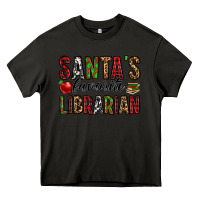Asphalt santa's favorite librarian Heavy Core Tee - Jasminsmagicworld