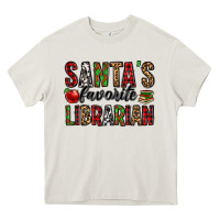 Santa's Favorite Librarian Heavy Core Tee | Teevron