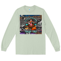 Matcha turkey wine and feelin fine tumbler Long Sleeve Tee - BundleAndBundleShop