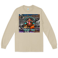 Mushroom turkey wine and feelin fine tumbler Long Sleeve Tee - BundleAndBundleShop
