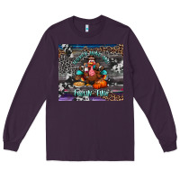 Plum turkey wine and feelin fine tumbler Long Sleeve Tee - BundleAndBundleShop
